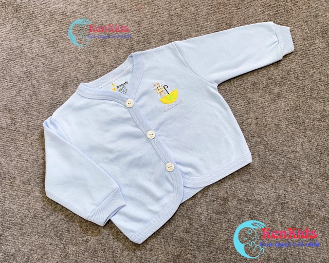 (3-16kg) 1 Áo khoác giữ ấm màu, cotton tay dài cho bé