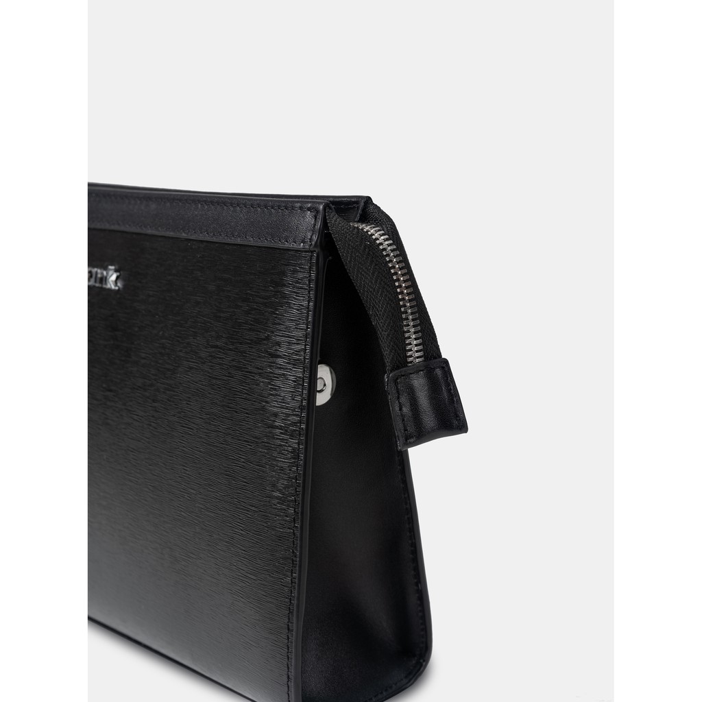 Ví Clutch Cầm Tay Nam Da Bò Vân Xước Cao Cấp FRANK Francis Daily Pouch Nhiều Ngăn Sang Trọng Tiện Dụng