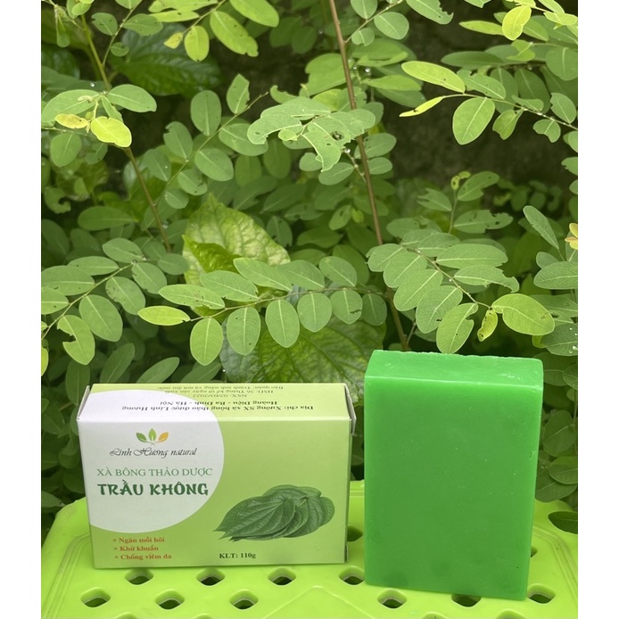 Xà bông trầu không - Giảm hôi nách, mồ hôi cơ thể, 100% thiên nhiên an toàn cho da.