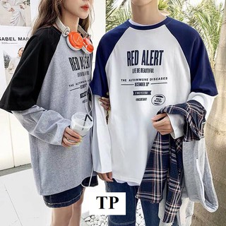 ÁO DÀI TAY "RED ALERT" (ẢNH THẬT) UNISEX