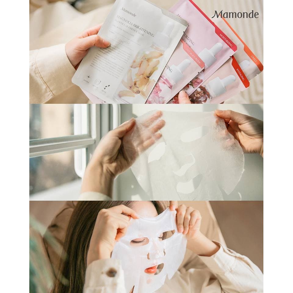 NHẬP MÃ GDAYCOS GIẢM 5000Đ Mặt Nạ Chiết Xuất Từ Hoa Mamonde Flower Lab Essence Mask