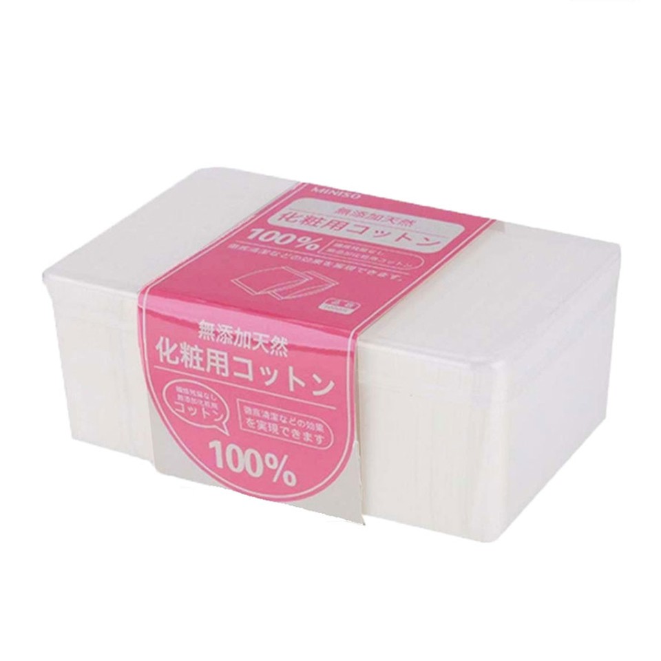 Bông tẩy trang Miniso 1000 miếng Nhật Bản - QM Beauty