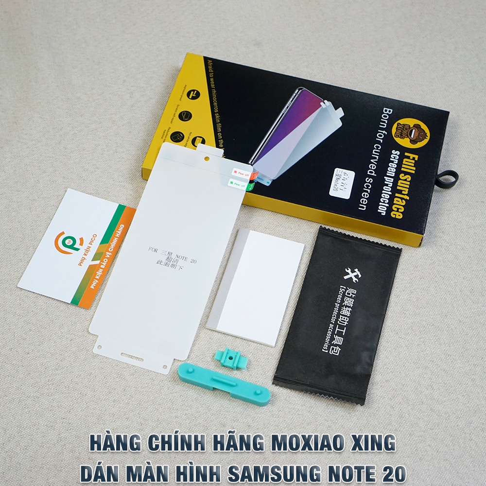 Dán màn hình Samsung Note 20 Ultra / S23 Ultra full màn hình chính hãng Moxiao Xing - Dán dẻo Samsung Galaxy Note 20
