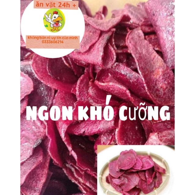 Combo Giá Sỉ 5 Kg Khoai Lang Sấy Mật Ong Màu Tím - Giòn - Thơm - Đặc Biệt