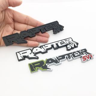 Sáng tạo ❥ ❈ Nhãn dán xe hơi bằng kim loại Raptor SVT logo Biểu tượng Huy hiệu Decal cho Ford F150 F250 F350 F450 F550 2010-2014 Fx4 Phụ kiện ô tô