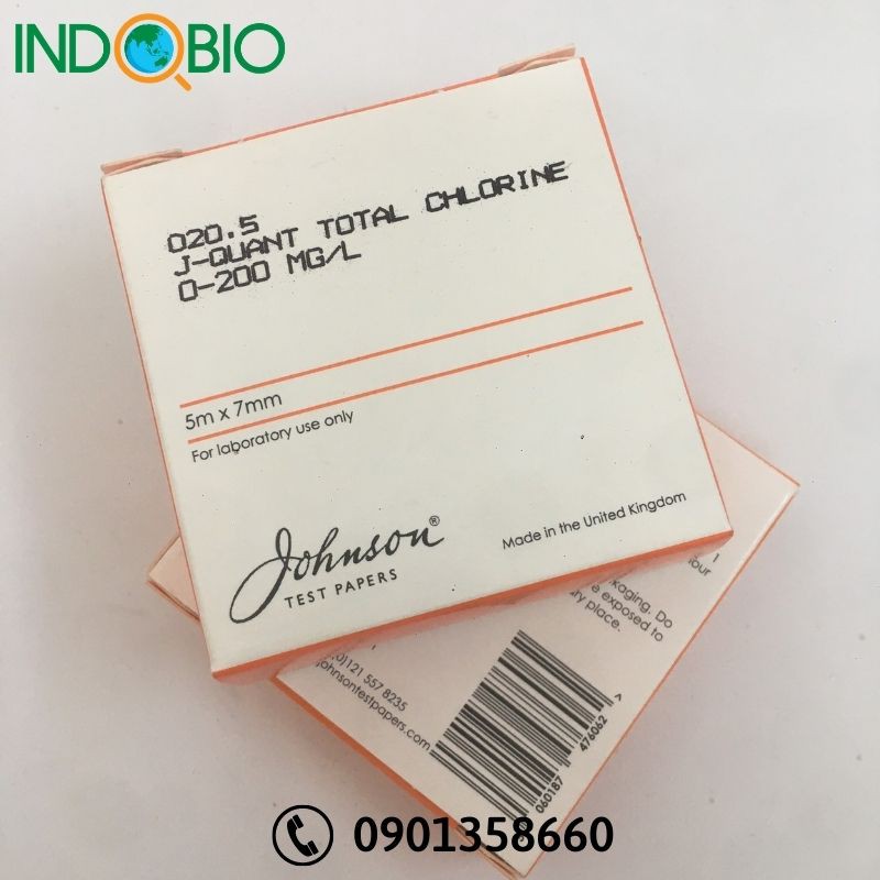 [HÀNG CÓ SẴN] TEST THỬ CLO TỔNG 020.5 0-200 PPM JOHNSON-ANH  [KÈM COA]