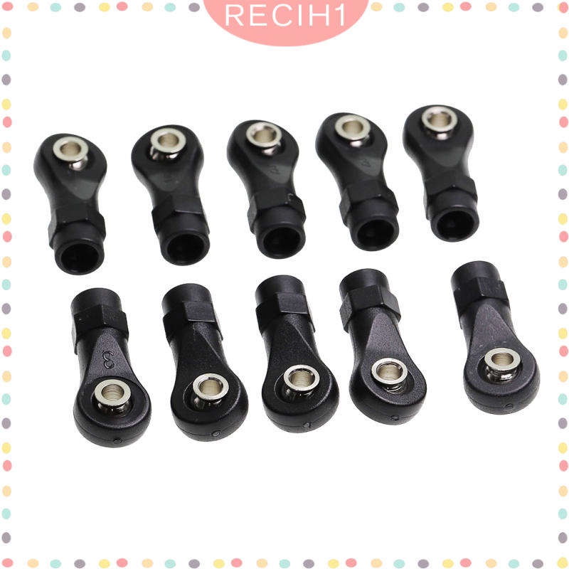 Set 10 Đầu Nối Bóng M4 Cho Mô Hình Xe Hơi Điều Khiển Từ Xa 1: 10 1: 8 DIY
