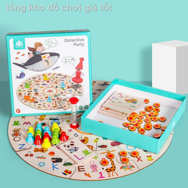 ↂ❅Đồ chơi rèn luyện khả năng tập trung cho trẻ, tư duy logic, xếp hình, 5 trò bảng trí nhớ, 4 tương tác giữa cha v