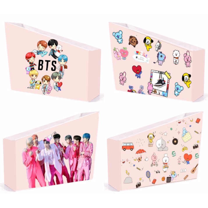 kệ sách giấy bangtan army KSI12 dễ thương cute  idol kpop