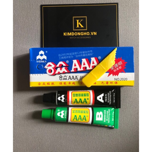 Keo AB TRONG SUỐT SIÊU CỨNG SIÊU BỀN dễ sử dụng chống nước đồng hồ, dán giày dép, dán kim loại