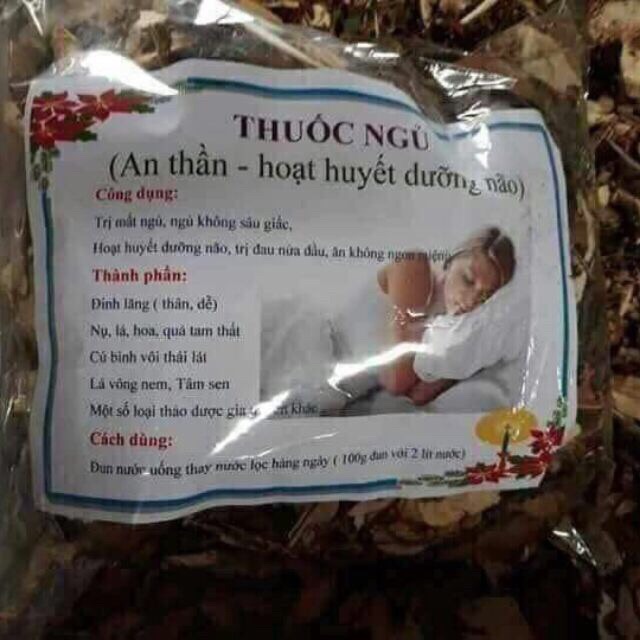 1 thang thuốc bắc hỗ trợ ngủ ngon 1 kg