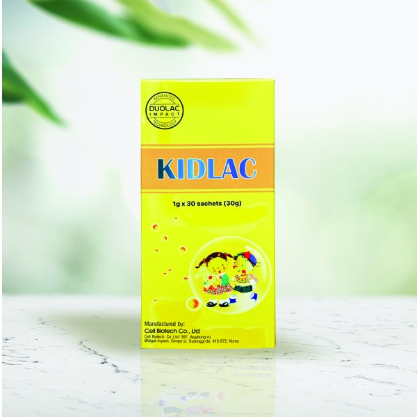 Men vi sinh hỗ trợ tiêu hóa cho trẻ Kidlac BCA