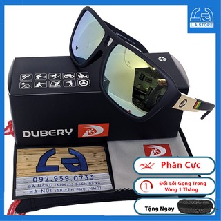 [Polarized] [FullBox] Kính Mát  Phân Cực Dubery D008 Xanh Lá Đen,Tặng Kèm Hộp Cứng Khăn Lau Túi Mềm