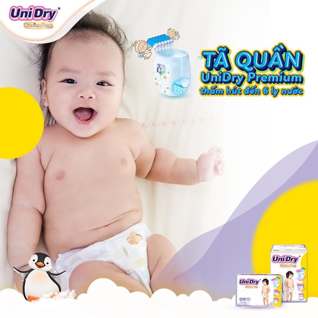 ( Mẫu Mới) Tã Dán Unidry S48/M42/L38/XL34