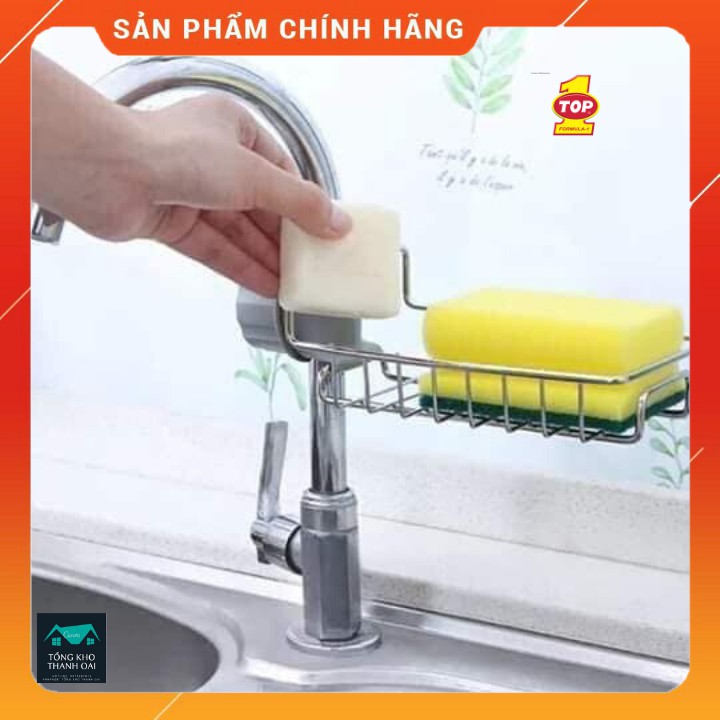 Kệ Để Đồ Rửa Chén Bát Giá Treo Bồn Gắn Vòi Nước INOX 304 Cao cấp