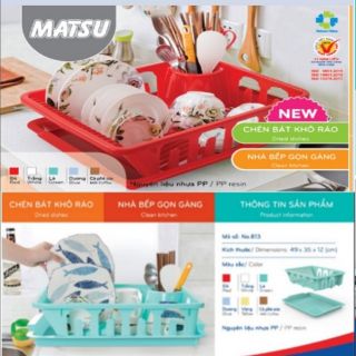 Bộ rổ khay úp chén Matsu Duy Tân 49x35x12 cm