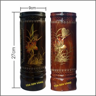 Ống nhang bằng gỗ cao 27cm