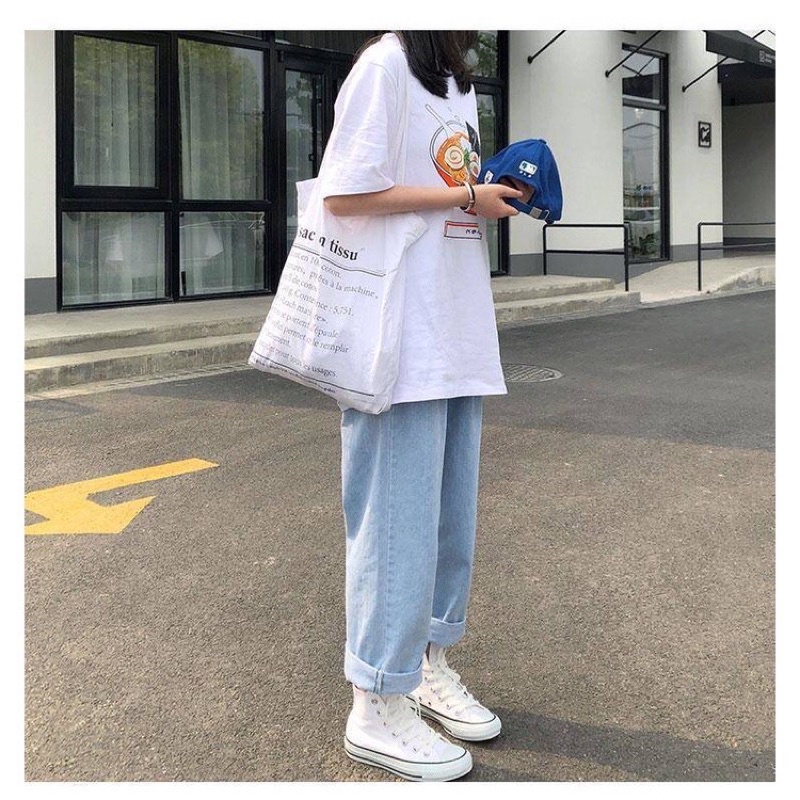 Quần jean suông Đi Học Quần Bò Đi Học Bé Gái ảnh Thật trải sàn