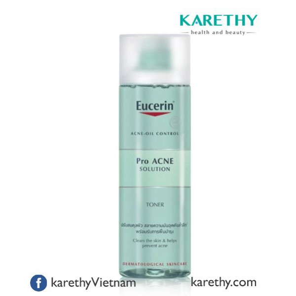 Eucerin Pro ACNE Solution Toner: Nước Hoa Hồng cho Da Mụn (200 ml)