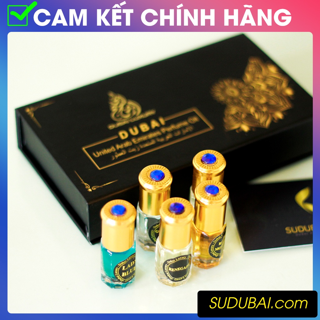 Tinh Dầu Dubai Mini Dạng Lăn 3ml Chính Hãng Thơm Dai Với Hơn 20 Mùi Nam Nữ - SUDUBAI | Thế Giới Skin Care