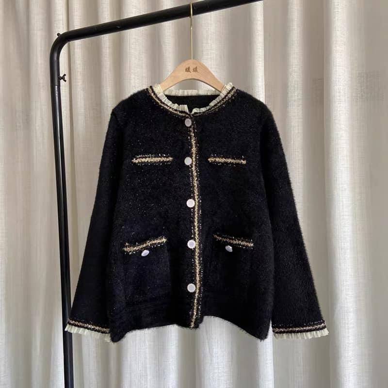 2 Mã khoác len lông thỏ chất co dãn nhẹ size 55kg-80kg | BigBuy360 - bigbuy360.vn