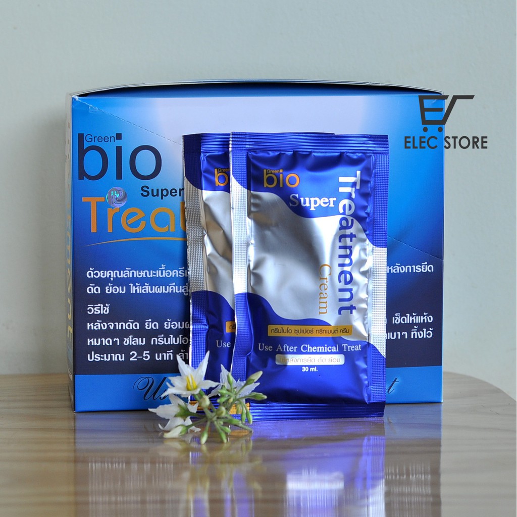 Hộp 24 túi Bio Super Treatment kem phục hồi tóc hư tổn Thái Lan (Đủ màu)