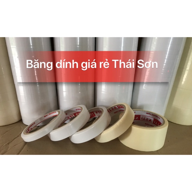 Hot: cuộn băng dính giấy, băng dính hai mặt loại dày