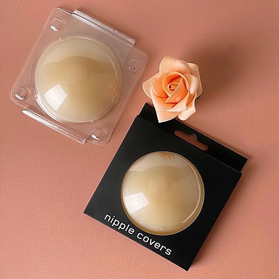 Miếng dán ngực silicon nhiệt tự thân, không keo dán, siêu mỏng tàng hình NPN Shoptido