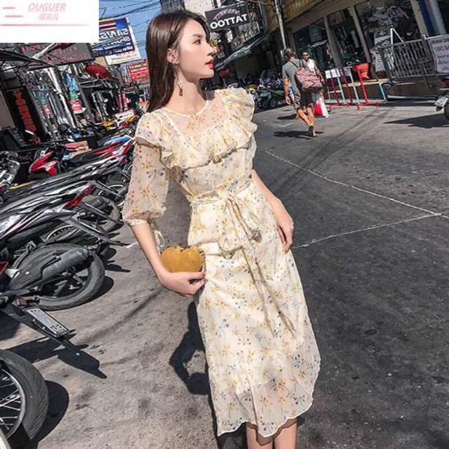❤️❤️❤️ĐẦM VOAN CHUỒN CHUỒN CỔ BÈO CÔNG CHÚA❤️❤️