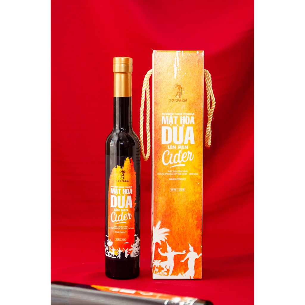 Cider mật hoa dừa lên men Sokfarm 375ml