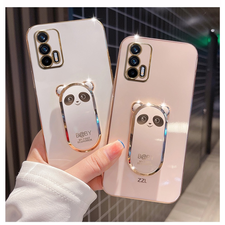Ốp Điện Thoại Silicon Mềm Có Giá Đỡ Gấp Gọn Cho OPPO Realme GT Neo 3 2 Pro 2T 3T Q2 Q3S Q3T Q3 Pro