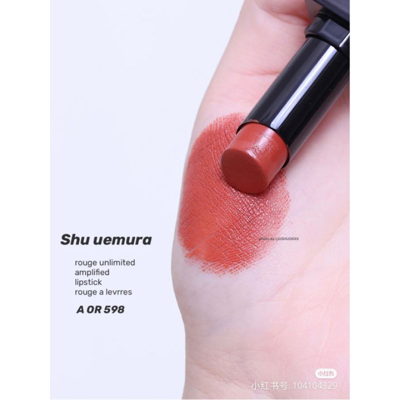 SON SHU UEMURA ĐỎ CAM CHÁY