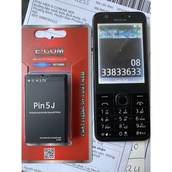 Pin E-Com Nokia 4C/5C/4U/4UL/5J 1500mAh