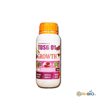 Phân bón npk growth chai 500ml đâm chồi - xanh lá -ra rễ mạnh - c5.1012