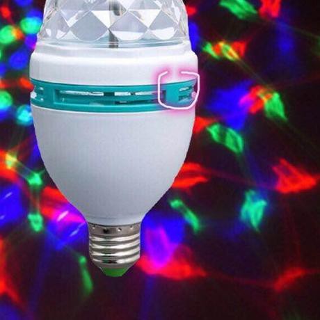 Bóng Đèn Led Disco E27 Mini Tự Động Nhiều Màu