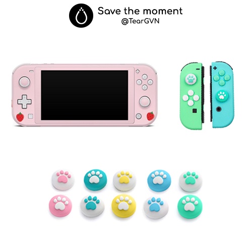 Bọc Analog chân mèo viền mỏng cho Nintendo Switch / Lite - 1 cái
