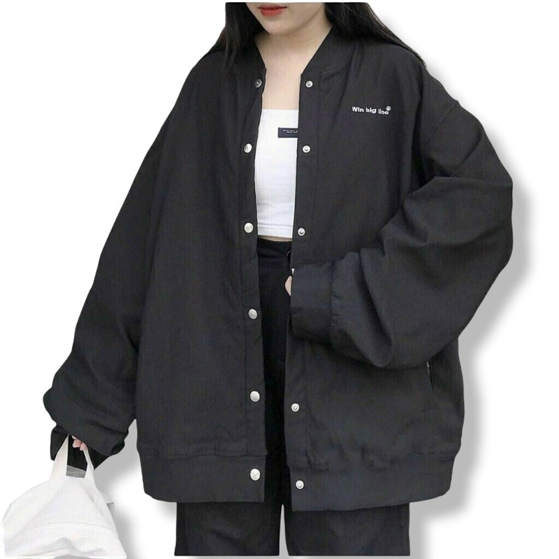 Áo Khoác Dù Bomber Cúc Bấm Siêu HOT - ĐĂNG QUANG FASHION