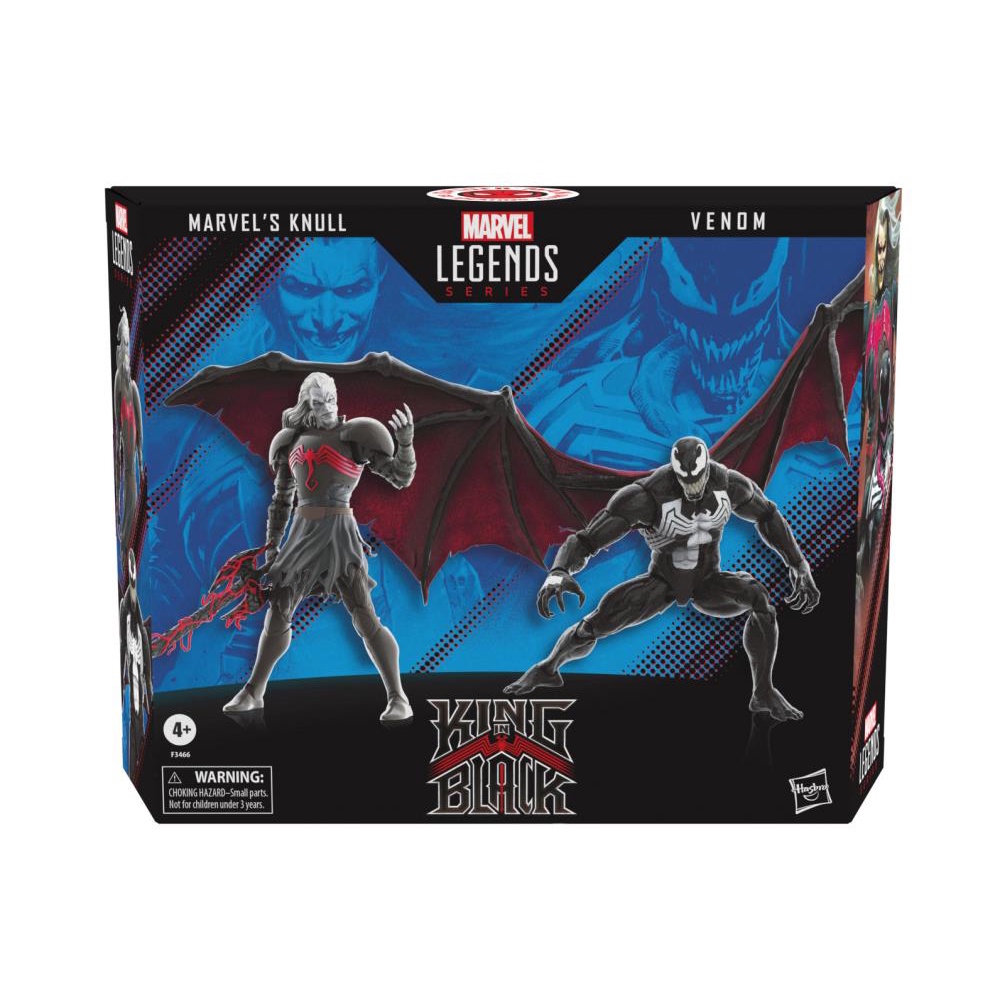 🌟Marvel’s Knull and Venom🌟Mô hình HasbroϟMarvel Legends Series 6-inchϟSpider-Man 60th Anniversary