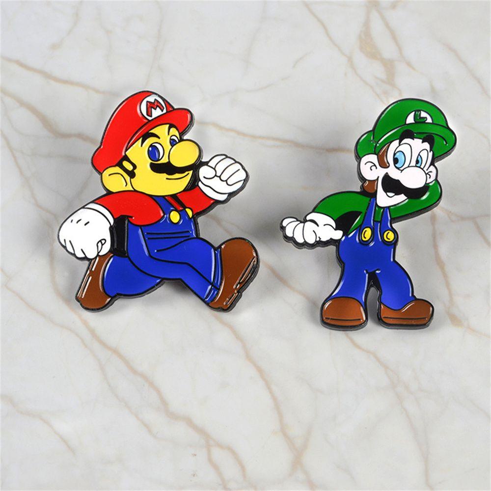 QQMALL Huy Hiệu Cài Áo Hình Mèo Đen Trong Game Super Plumber Mario