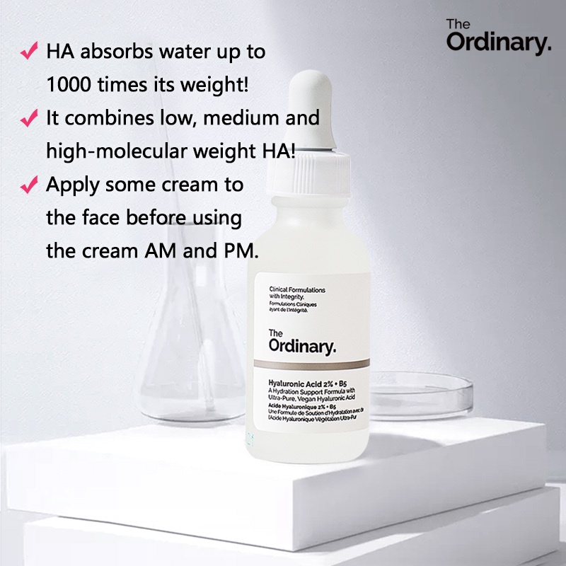  The Ordinary Hyaluronic Acid 2% + B5 30ml Tinh Chất Phục Hồi Và Dưỡng ẩm Sâu | WebRaoVat - webraovat.net.vn