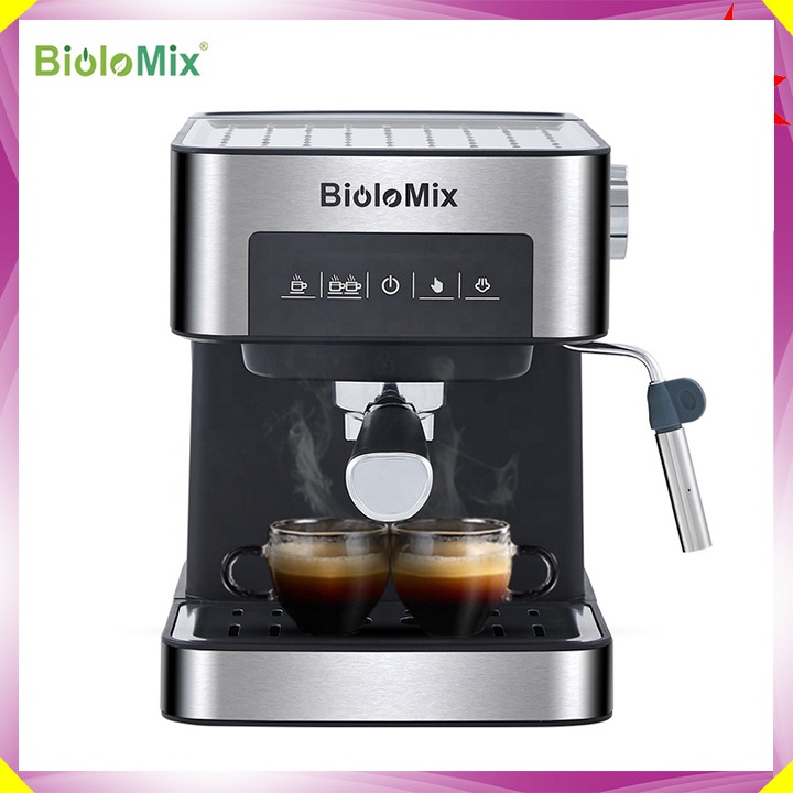 Máy pha cà phê Espresso thương hiệu BioloMix CM6863 - HÀNG NHẬP KHẨU (Bảo hành 12 tháng)