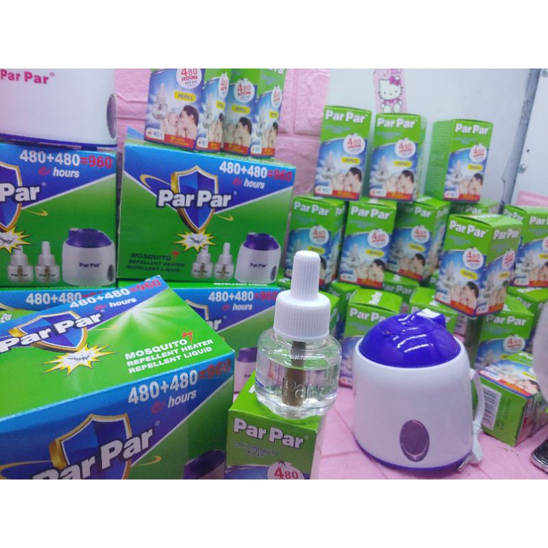 Máy Đuổi Muỗi PARPAR Kèm Tinh Dầu Đuổi Muỗi PARPAR Chính Hãng ( Ảnh Thật)