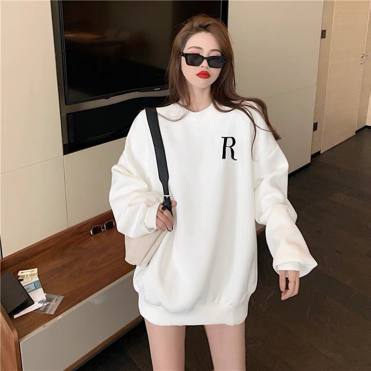 Áo nỉ Sweater nam nữ áo phông dài tay in Chữ R SW07 thời trang Antini | WebRaoVat - webraovat.net.vn