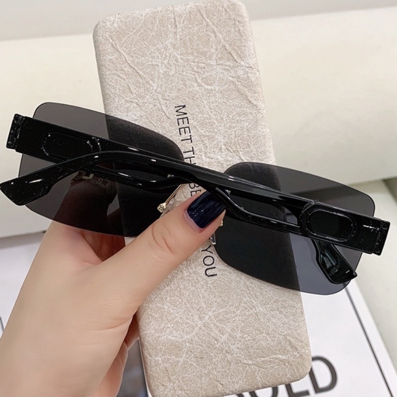 (AIMURUSI) COD Kính Mát Gọng Vuông Chống Tia Cực Tím Phong Cách Hàn Quốc Thời Trang Cho Nam Nữ