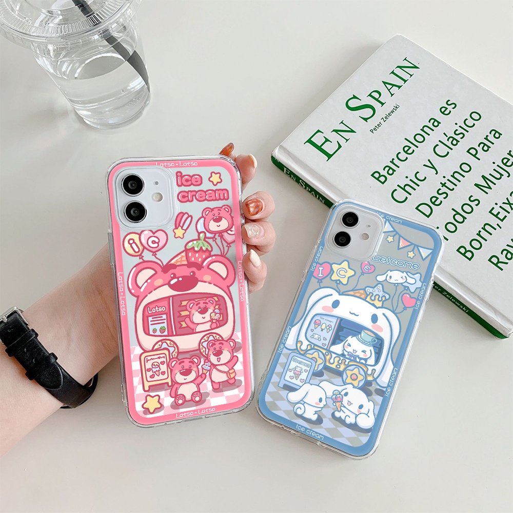 DISNEY Ốp Điện Thoại Hình Kem Ốc Quế Cho Iphone 11 Pro Max 12 Pro Max 13 Pro Max Mini Iphone 6 7 Iphone 8 Iphone 6 7plus Iphone Se 2020 Iphone X Xs Xr 5 4