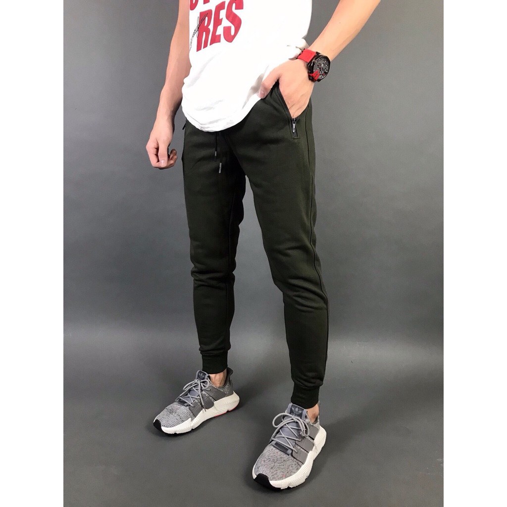 QUẦN THUN NAM COTTON LẠNH DÀY MỀM MÁT