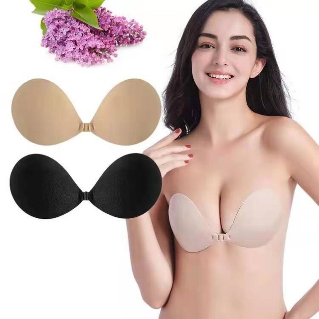 Phụ nữ Khóa trước Đẩy lên Dán ngực / Núm vú tròn Nắp đậy Áo ngực chống trượt / Phụ nữ Gom áo lót vô hình / đám cưới