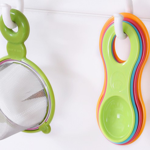 Bộ 4 thìa đong gia vị ăn dặm sắc màu Nakaya - Hàng Nhật