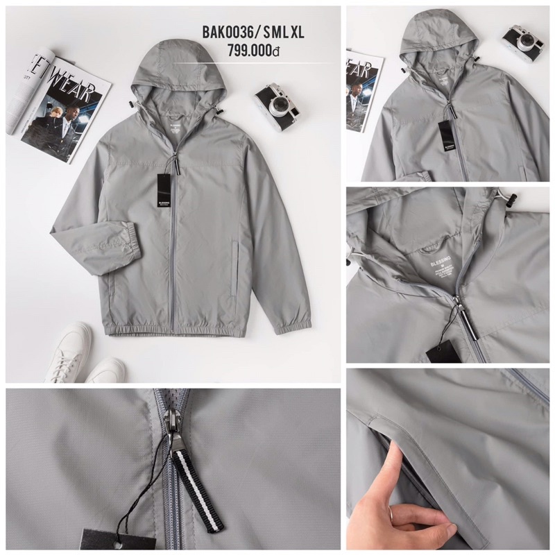 BÁn sỉ áo gió lót lưới blessing cho nam