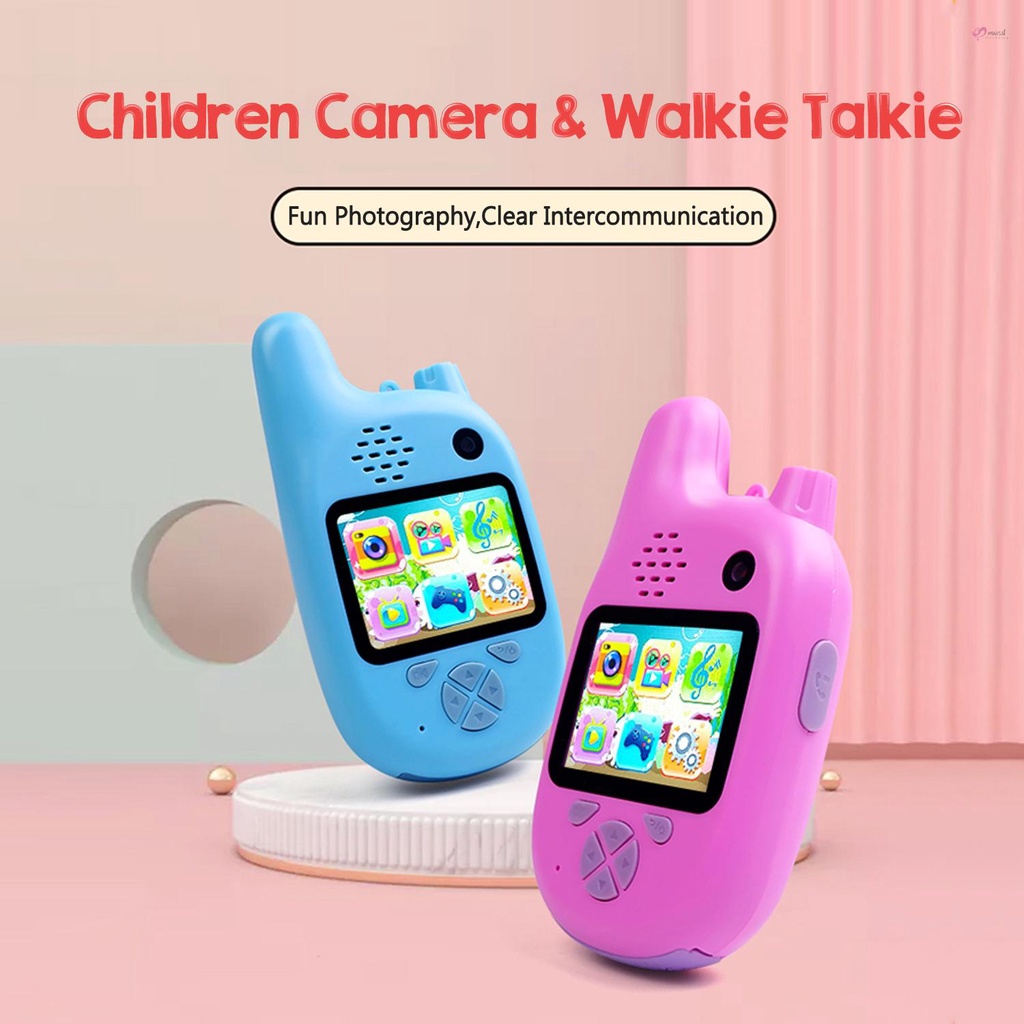 Bộ đàm máy ảnh Walkie Talkie 8MP ống kính kép 2.0inch IPS có chế độ hẹn giờ và nhạc
 | BigBuy360 - bigbuy360.vn
